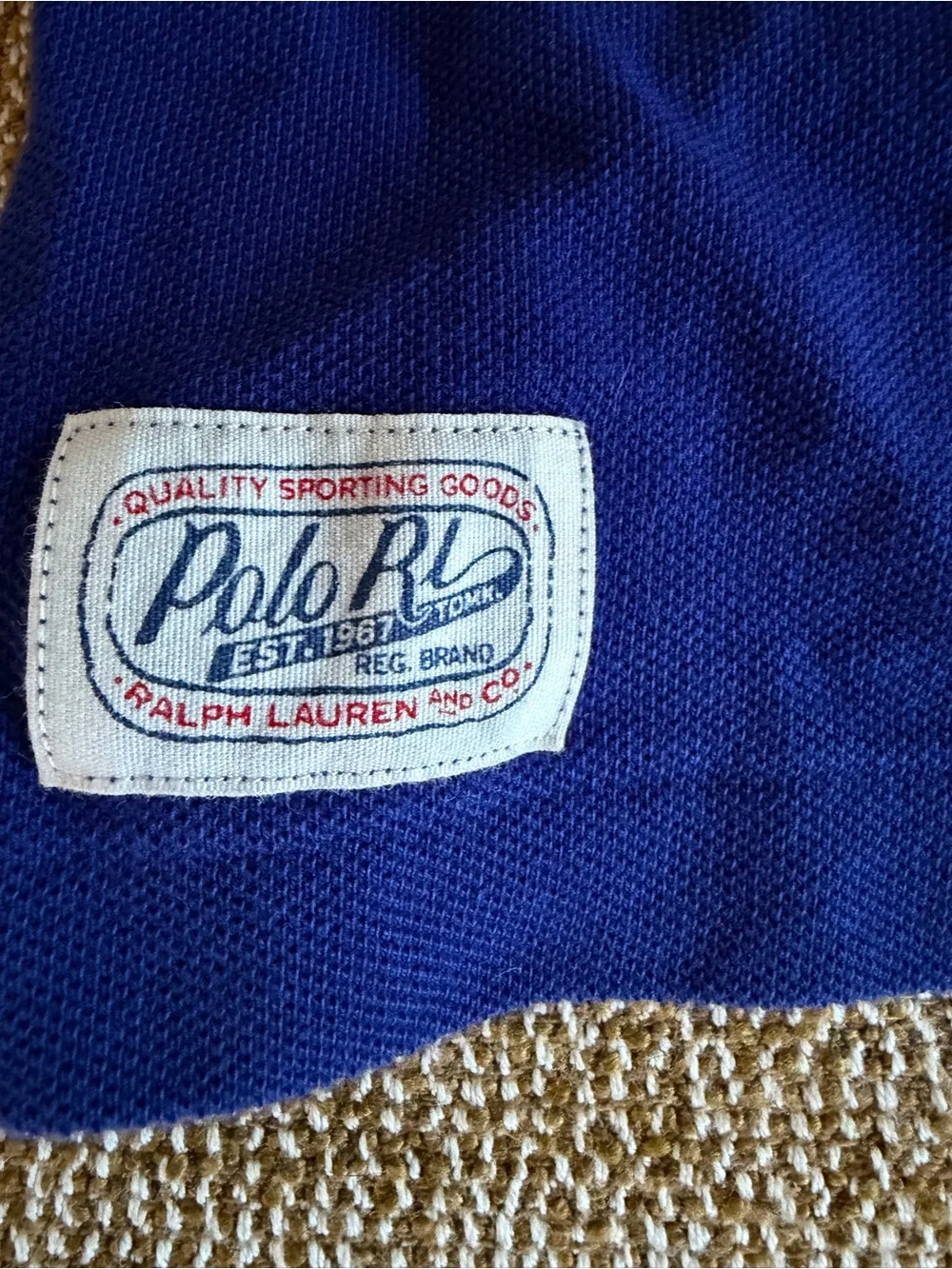 Polo by Ralph Lauren Men’s Royal Blue Tennis Polo Shirt